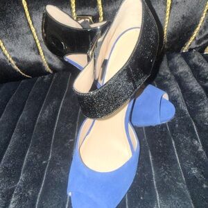 Joan & David Black and Blue Women's Shoes